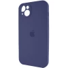 Чохол для смартфона Silicone Full Case AA Camera Protect for Apple iPhone 13 7,Dark Blue (Dark Blue)- № 3