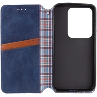 Чохол-книжка для смартфона Rubic Leather for Xiaomi Redmi Note 13 Pro 5G/POCO X6 5G Blue (Цвет Синий) - фото № 3