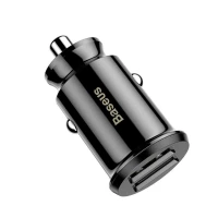 Автомобільний зарядний пристрій Baseus Grain Car Charger 3.1A Black (Цвет Черный) - фото № 7