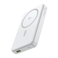 Зовнішній акумулятор Baseus Airpow Ⅱ Qi2 Magnetic Power Bank 10000mAh 22.5W Moon White（With Simple Series Charging Cable Type-C to Type-C（20V/3A）30cm