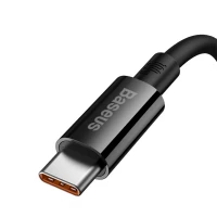 Кабель Baseus Superior Series Fast Charging Data Cable USB to Type-C 100W 1m Cluster Black (Колір Cluster Black) - фото № 4