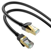 Мережевий кабель HOCO US02 Level pure copper gigabit ethernet cable(L=3M) Black  - фото № 4