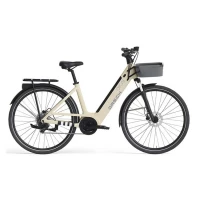 Електровелосипед OKAI EB10 Beige 28', 250(500)W, 14.4Ah, 100km, 25km\h, NFC, App, 29kg