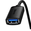 Кабель-подовжувач Baseus AirJoy Series USB3.0 Extension Cable 1.5m Cluster Black (Black)- № 4