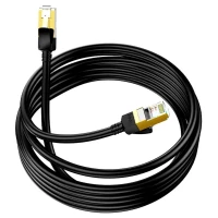 Мережевий кабель HOCO US02 Level pure copper gigabit ethernet cable(L=3M) Black  - фото № 5