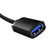 Кабель-подовжувач Baseus AirJoy Series USB3.0 Extension Cable 1.5m Cluster Black (Black)- № 2