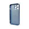 Чохол для смартфона AG Glass Matt Frame Color Logo for Apple iPhone 12 Pro Max Sierra Blue (Sierra Blue)- № 2