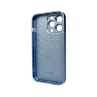 Чохол для смартфона AG Glass Matt Frame Color Logo for Apple iPhone 12 Pro Max Sierra Blue (Колір Sierra Blue) - фото № 2