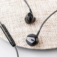 Навушники Baseus Encok H06 lateral in-ear Wire Earphone Black 3.5 mini-jack (Цвет Черный) - фото № 5
