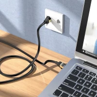 Мережевий кабель HOCO US02 Level pure copper gigabit ethernet cable(L=3M) Black  - фото № 7