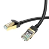 Мережевий кабель HOCO US02 Level pure copper gigabit ethernet cable(L=3M) Black - № 3
