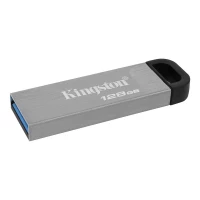Флеш-накопичувач Kingston USB 3.2 DT Kyson 128GB Silver/Black (Колір Черный) - фото № 2
