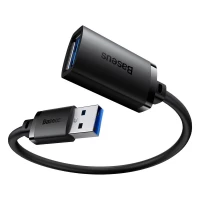 Кабель-подовжувач Baseus AirJoy Series USB3.0 Extension Cable 1.5m Cluster Black (Колір Black) - фото № 5