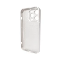 Чохол для смартфона AG Glass Matt Frame Color Logo for Apple iPhone 15 Pro Pearly White (Цвет Pearly White) - фото № 2