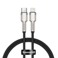 Кабель Baseus Cafule Series Metal Data Cable Type-C to iP PD 20W 1m Black