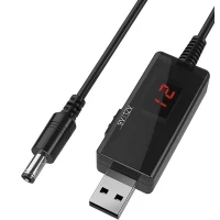 Кабель перетворювач USB-DC 5v to 9v/12v (1m)
