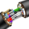 Кабель-подовжувач Baseus AirJoy Series USB3.0 Extension Cable 1.5m Cluster Black (Black)- № 6