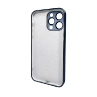 Чохол для смартфона AG Glass Sapphire Frame MagSafe Logo for Apple iPhone 13 Pro Sea Blue (Цвет Sea Blue) - фото № 2