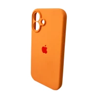 Чохол для смартфона Silicone Full Case AA Camera Protect for Apple iPhone 16 34,Papaya (Колір Papaya) - фото № 4