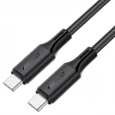 Кабель ACEFAST C17-03 USB-C to USB-C silicone charging data cable Black
