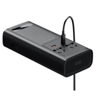 Автомобільний інвертор Baseus Super Si Power Inverter 500W (220V CN/EU ) Black (Колір Black) - фото № 3