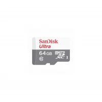 Карта пам'яті microSDXC (UHS-1) SanDisk Ultra 64Gb class 10 A1 (100Mb/s) (adapter SD)  - фото № 2