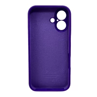Чохол для смартфона Silicone Full Case AA Camera Protect for Apple iPhone 16 22,Dark Purple (Цвет Dark-Purple) - фото № 3
