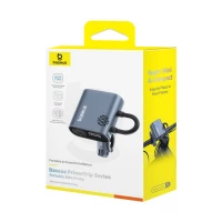 Автомобільний насос Baseus PrimeTrip Series Portable Bike Pump Cosmic Black (Цвет Cosmic-Black) - фото № 2