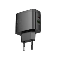 Мережевий зарядний пристрій HOCO CS63A Bright PD65W (1A1C) charger (EU) Black (Колір 7073) - фото № 6