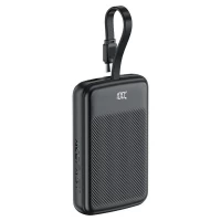Зовнішній акумулятор ACEFAST M13 PD22.5W power bank with cable 10000mAh Black