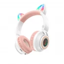 Бездротові навушники BOROFONE BO18 Cat ear BT headphones White