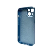 Чохол для смартфона AG Glass Matt Frame Color Logo for Apple iPhone 15 Sierra Blue (Колір Sierra Blue) - фото № 2