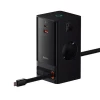 Мережевий зарядний пристрій Baseus PowerCombo Digital PowerStrip 2AC+1U+1C+Retractable-C 65W with 1.5m power cord EU Black (Черный)- № 2