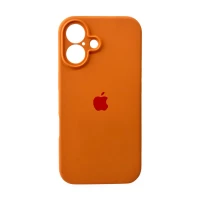 Чохол для смартфона Silicone Full Case AA Camera Protect for Apple iPhone 16 34,Papaya (Колір Papaya) - фото № 2