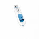 Флеш-накопичувач ADATA USB 2.0 C008 16Gb White/Blue