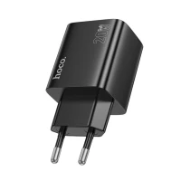 Мережевий зарядний пристрій HOCO N55 Fundador four-port PD20W(2C2A) charger Black (Цвет 7073) - фото № 3
