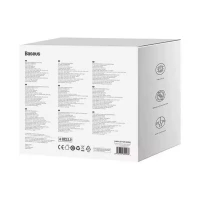 Мережевий зарядний пристрій Baseus PowerCombo Digital PowerStrip 2AC+1U+1C+Retractable-C 65W with 1.5m power cord EU Black (Колір Черный) - фото № 6