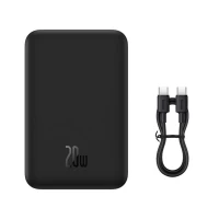 Зовнішній акумулятор Baseus Magnetic Mini Wireless Fast Charge Power Bank 20000mAh 20W Black (Колір 7073) - фото № 8