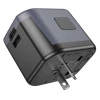 Мережевий зарядний пристрій BOROFONE BAC12 Leader 3-port(1C2A) universal conversion charger Black (7073)- № 5