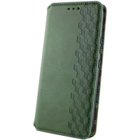 Чохол-книжка для смартфона Rubic Leather for Xiaomi Redmi Note 13 Pro 4G Green (Колір 30801) - фото № 2