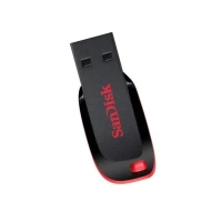 Флеш-накопичувач SanDisk USB 2.0 Cruzer Blade 32Gb Black/Red (Колір Черный) - фото № 2