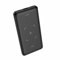 Зовнішній акумулятор HOCO J50 Surf wireless charging mobile power bank(10000mAh) Black (Колір Черный) - фото № 3