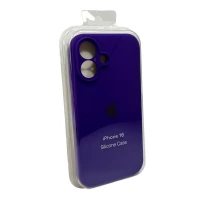 Чохол для смартфона Silicone Full Case AA Camera Protect for Apple iPhone 16 22,Dark Purple (Цвет Dark-Purple) - фото № 2