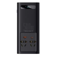 Автомобільний інвертор Baseus Super Si Power Inverter 500W (220V CN/EU ) Black