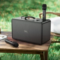 Портативна колонка HOCO HA8 Ave wireless dual-mic outdoor BT speaker Black  - фото № 8