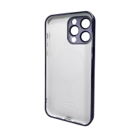 Чохол для смартфона AG Glass Sapphire Frame MagSafe Logo for Apple iPhone 15 Pro Max Deep Purple (Цвет Deep Purple) - фото № 2