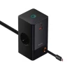 Мережевий зарядний пристрій Baseus PowerCombo Digital PowerStrip 2AC+1U+1C+Retractable-C 65W with 1.5m power cord EU Black k47926 - № 1 Мережевий зарядний пристрій Baseus PowerCombo Digital PowerStrip 2AC+1U+1C+Retractable-C 65W with 1.5m power cord EU Black (Черный) Baseus - № 1
