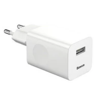 Мережевий зарядний пристрій Baseus Home Charger 1USB QC3.0 12V/2A White