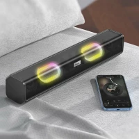 Портативна колонка HOCO BS49 Dazzling sound desktop wireless speaker Black (Цвет 7073) - фото № 5