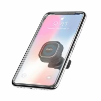 Автотримач для телефона HOCO CA52 Intelligent air outlet in-car holder Black+Gray (Цвет Black-Gray) - фото № 4